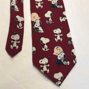 Peanuts Accessories - Peanuts Tie Red Peanuts Accessories - Peanuts Tie Red